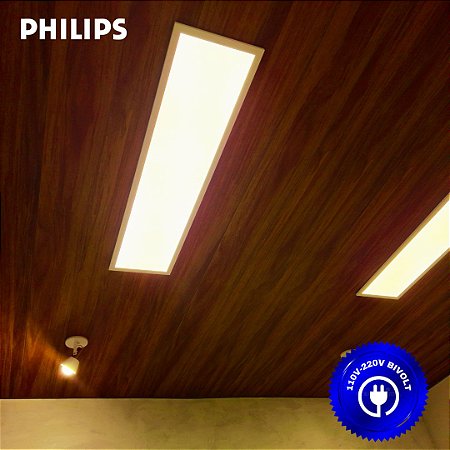 Kit 2 Luminária 36W Led Painel CoreLine Philips W30L120 3000k