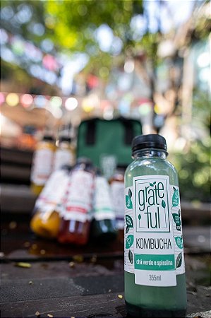 KOMBUCHA CHÁ VERDE E SPIRULINA