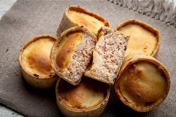 Mini Quiche Integral de Peito de Perú c/ Ricota (06 unidades)