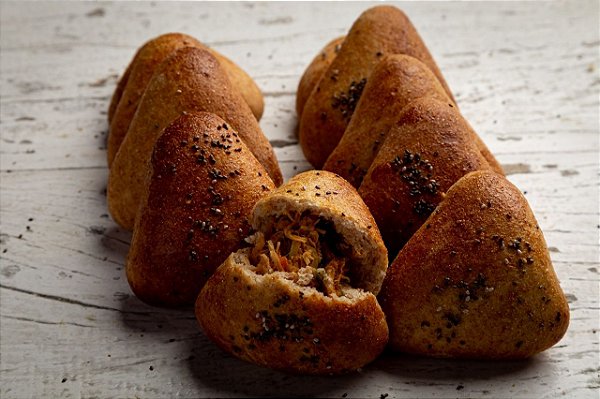 Esfirra Integral de Frango c/ Legumes (10 uni.)