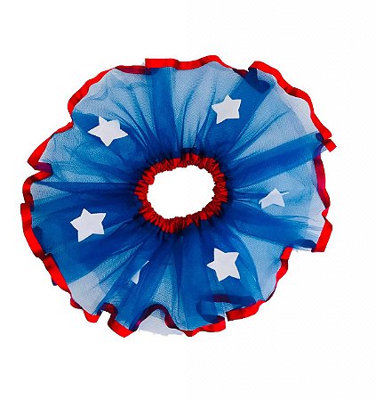 saia da mulher maravilha de tule