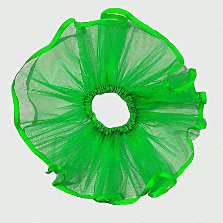 saia de tule verde
