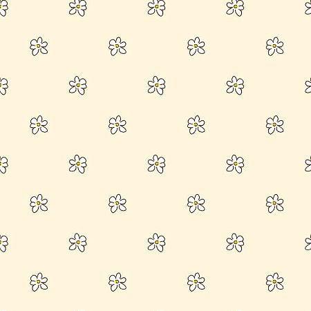 Tricoline Estampado Cotton Blossom, 100% Algodão, Unid. 50cm x 1,50mt