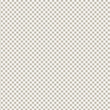 Tricoline Estampado Micro Xadrez Bege, 100% Algodão, Unid. 50cm x 1,50mt