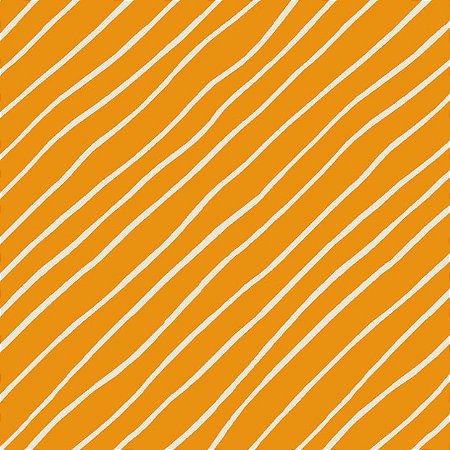 Tricoline Orange Diagonal, 100% Algodão, 50cm x 1,50mt