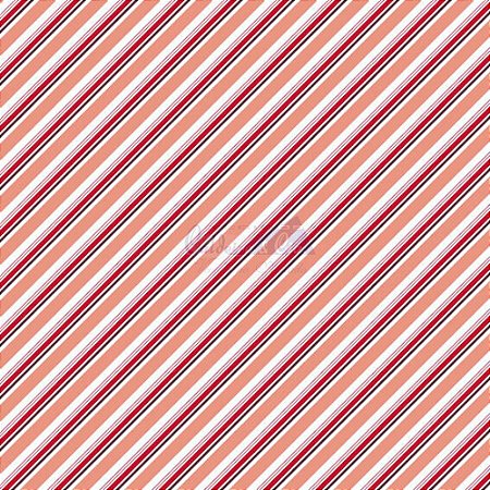 Tricoline Listrado Diagonal Bianca - Cor-09 (Vermelho) , 100% Algodão, Unid. 50cm x 1,50mt