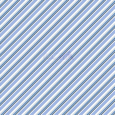 Tricoline Listrado Diagonal Bianca - Cor-08 (Azul) , 100% Algodão, Unid. 50cm x 1,50mt