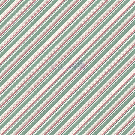Tricoline Listrado Diagonal Bianca - Cor-05 (Verde Vintage) , 100% Algodão, Unid. 50cm x 1,50mt