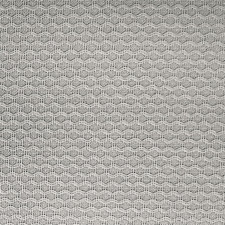 Tecido Piquet Liso Cinza Neblina,100% Algodão, 50cm x 1,43mt