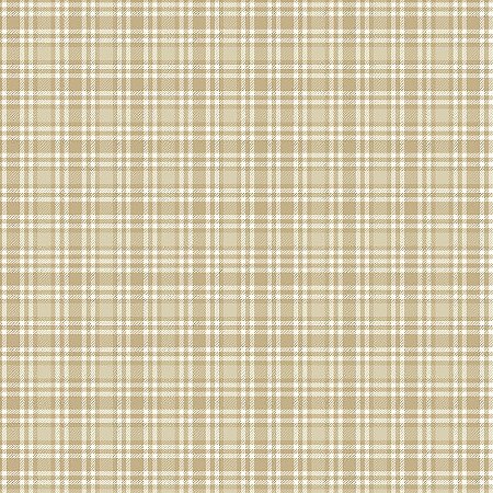 Tricoline Xadrez Dundee Creme 4, 100%Algodão, 50cm x 1,50mt
