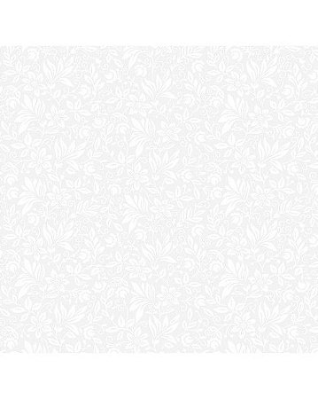 Tricoline Estampado Gerbera(Branco), 100% Algodão, Unid. 50cm x 1,50mt