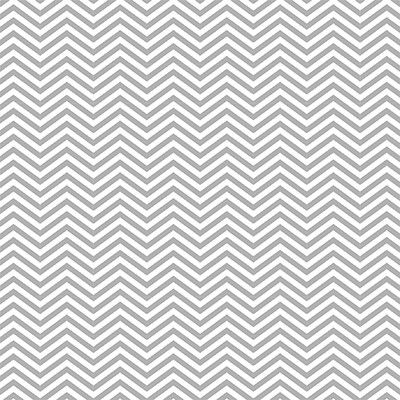 Tecido Tricoline Chevron Cinza, 100% Algodão, 50cm x 1,50mt