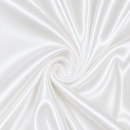 Tecido Cetim Liso Branco 100% Poliéster 1mt x 1,50mt