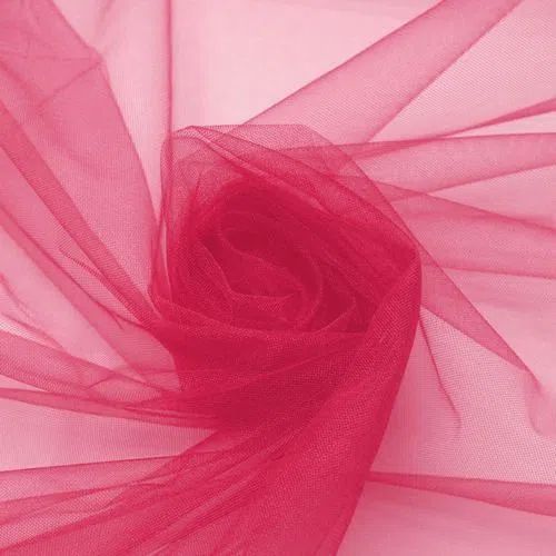 Tecido Tule Liso (Pink) 100% Poliéster 1mt x 1,20mt