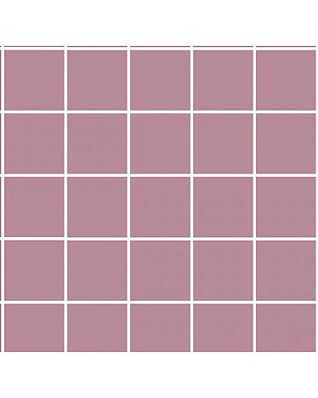 Tricoline Estampado Grid (Rosé c/ Branco) 100% Algodão 50cm x 1,50mt