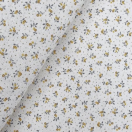 Cotton Linen Floral, 80% Algodão 20% Linho, 50cm x 1,52mt