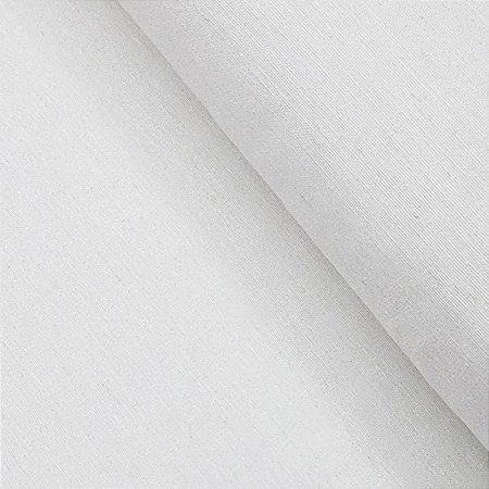 Cotton Linen Liso Branco, 80%Alg. 20%Linho, 50cm x 1,52mt