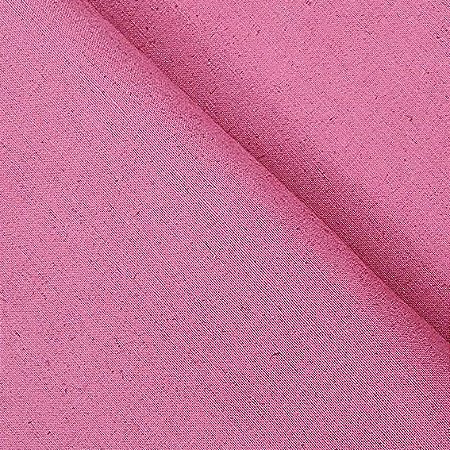 Cotton Linen Liso Flamingo, 80% Alg. 20% Linho 50cm x 1,52mt