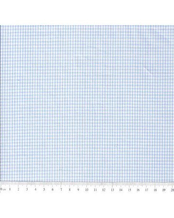 Tricoline Xadrez 1XM (Azul) 100% Algodão 50cm x 1,50mt