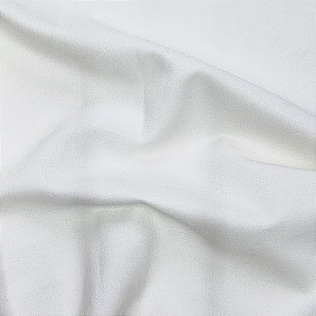 Tecido Brim Sarja Leve Branco 100% Algodão 50cm x 1,60mt