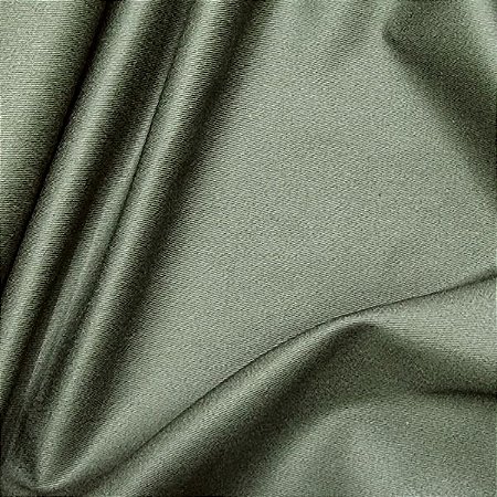 Tecido Brim Sarja Leve Verde Musgo 100% Algodão 50cm x 1,60m