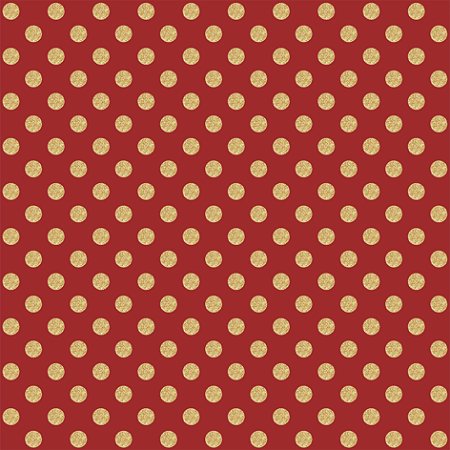 Tricoline Poá Peri Natal Vermelho, 100%Algodão, 50cm x 1,50m