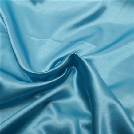Tecido Cetim Liso Azul Claro 100% Poliéster 1mt x 1,50mt