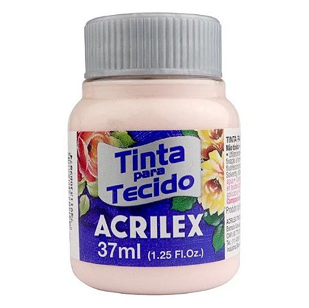 Tinta Para Tecido Acrilex Fosca 37ml - Rostinho de Boneca