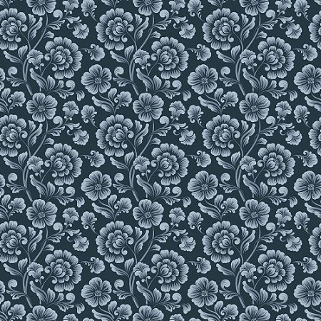 Tricoline Floral Country French 06, 100% Algod, 50cm x 1,50m