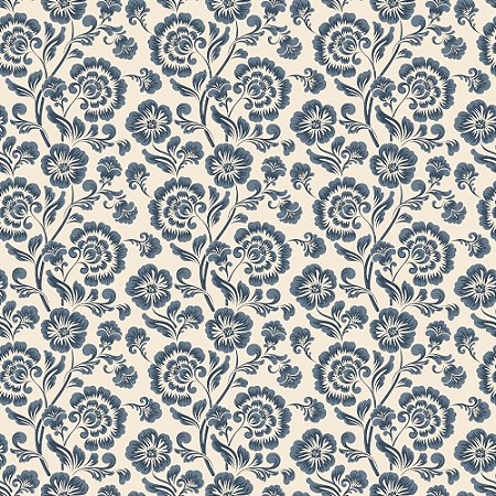 Tricoline Floral Country French 05, 100% Algod, 50cm x 1,50m