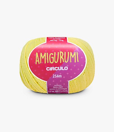 Fio Amigurumi 125gr - Círculo - 1730 Amarelo Candy - 254mt