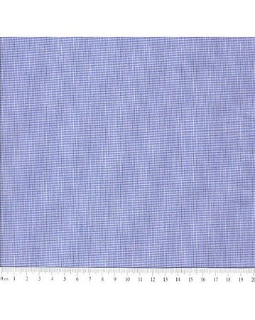 Tricoline Micro Xadrez Fio Tinto (Azul Royal) 100% Alg. 50cm x 1,50mt