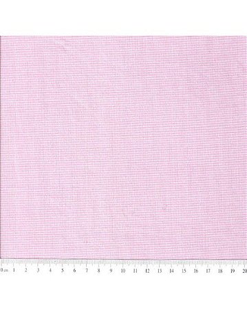 Tricoline Micro Xadrez Fio Tinto (Rosa) 100% Alg. 50cm x 1,50mt