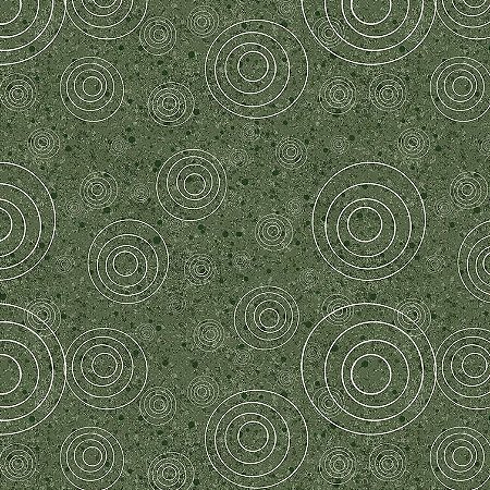 Tricoline Digital Básico Costurando Verde, 50cm x 1,50mt