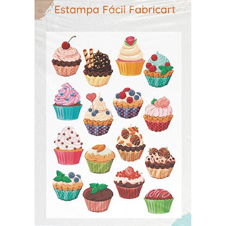 Estampa Fácil Cupcakes