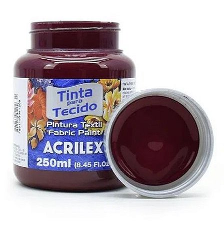 Tinta Para Tecido Acrilex Fosca 250ml - 565 Vinho