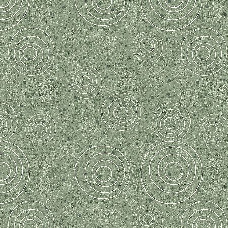 Tricoline Digital Básico Cats Verde, 100%Alg., 50cm x 1,50mt