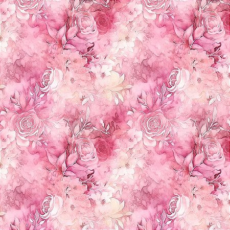 Tecido Tricoline Digital Batik 15, 100%Algodão 50cm x 1,50mt
