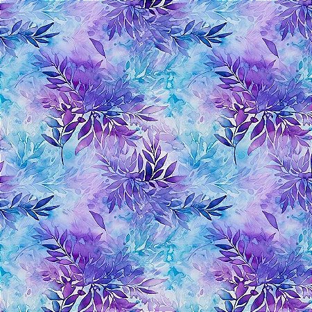 Tecido Tricoline Digital Batik 18, 100%Algodão 50cm x 1,50mt