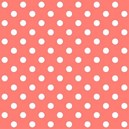 Tricoline Poá Médio Peri Branco F. Coral, 50cm x 1,50mt