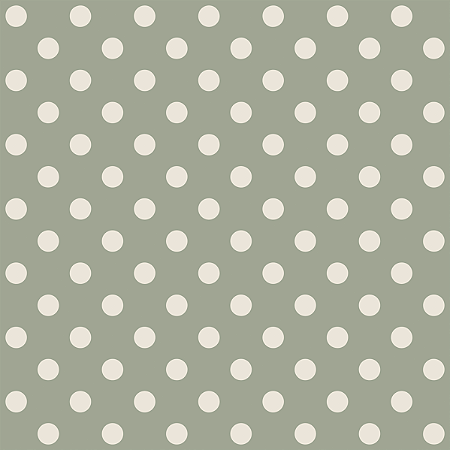 Tricoline Poá Médio Peri Branco F. Verde Antigo 50cm x 1,50m