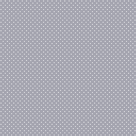 Tecido Tricoline Poá Peri Branco Fundo Cinza, 50cm x 1,50mt