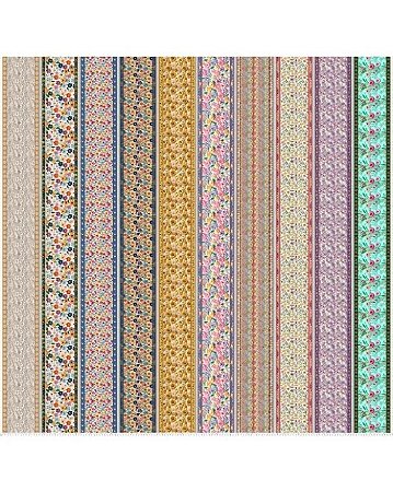 Tricoline Digital Barrado Choche 100% Algodão 50cm X 1,50mt