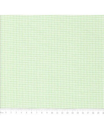Tricoline Xadrez 1XM (Verde) 100% Algodão 50cm x 1,50mt