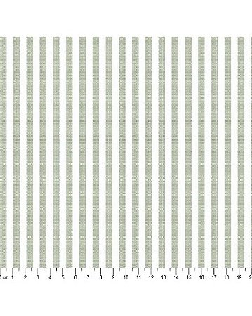 Tricoline Fio Tinto Listrado 229 Verde Nalva 50cm x 1,50mt