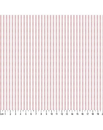 Tricoline Listrado L.227 (Rosé) 100% Algodão 50cm x 1,50mt