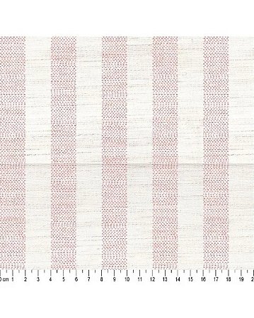 Tecido Linho Misto Listrado Rose 70% Algodão 50cm x 1,50mt