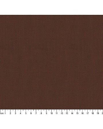 Tecido Tricoline Veneza Marrom 100% Algodão 50cm x 1,50mt
