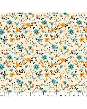 Tricoline Digital 3D Natural Beauty (Cor 06) 50cm x 1,50mt