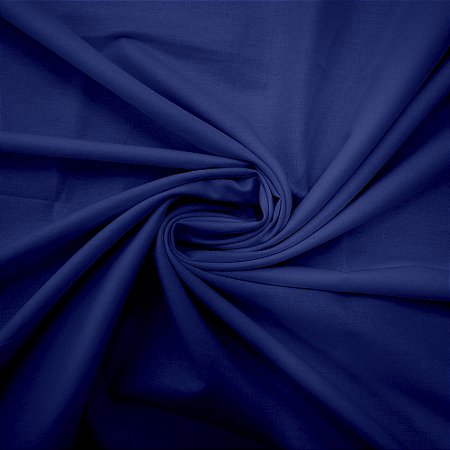 Tecido Tricoline Liso Peri Azul, 100% Algodão 50cm x 1,50mt